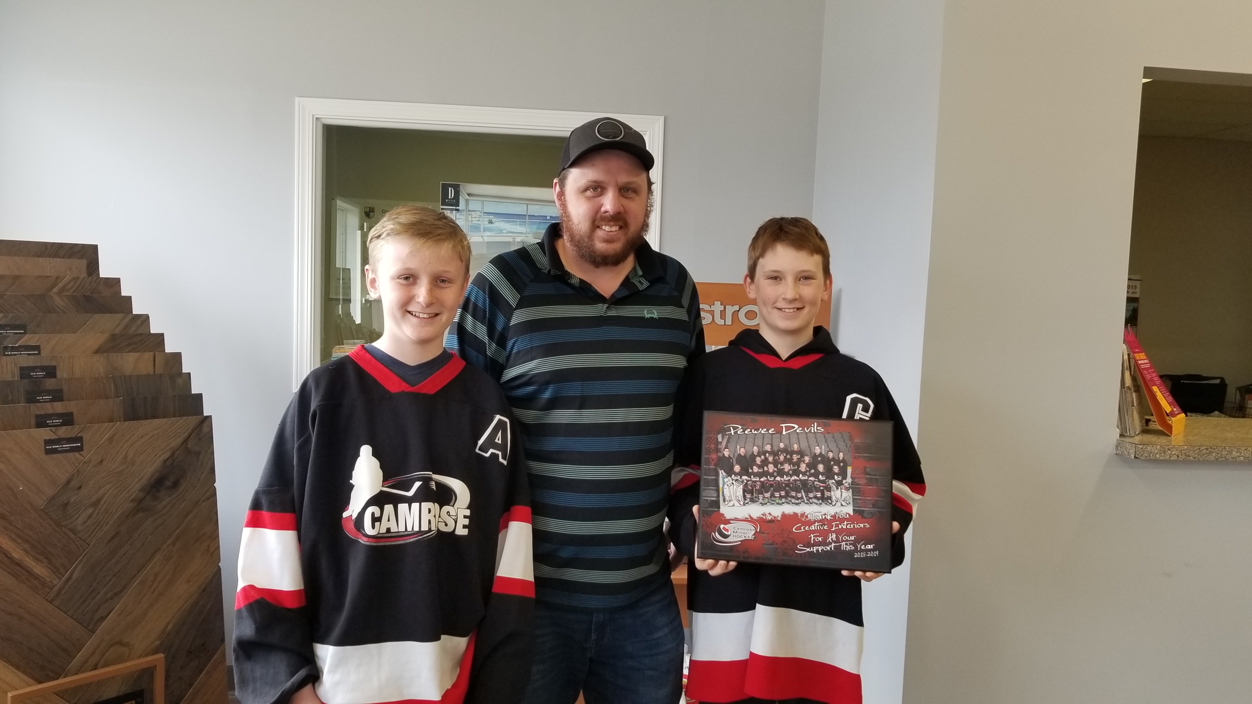 Thank you to Creative Interiors for sponsoring the Peewee Devils